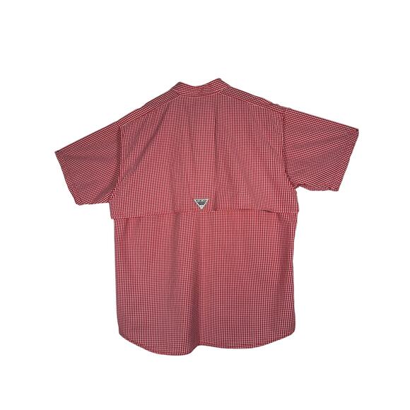 Texas Tech Red Raiders Shirt Mens XL Red SS Vented NCAA Columbia Fishing PFG - Picture 5 of 8